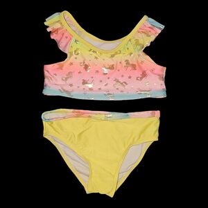 Wonder Nation Rainbow and Gold Star Bikini